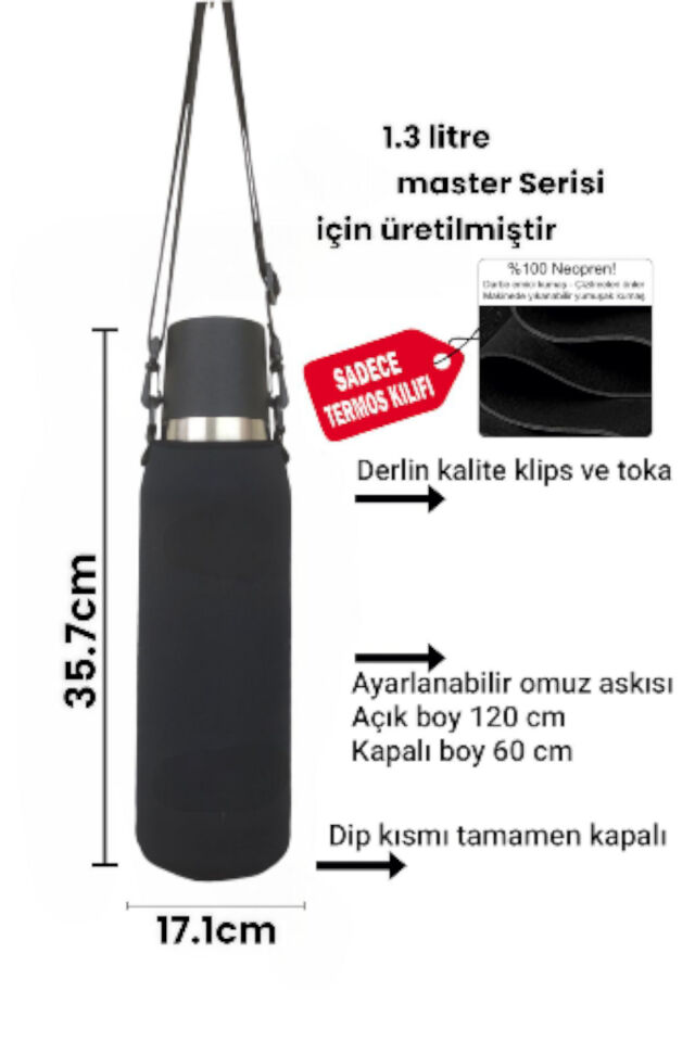 1.4 lt mester neopren termos kılıfı ve Omuz Askısı