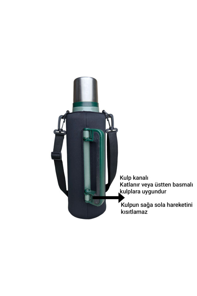 2.3 LT ile uyumlu neopren termos kılıfı ve Omuz Askısı