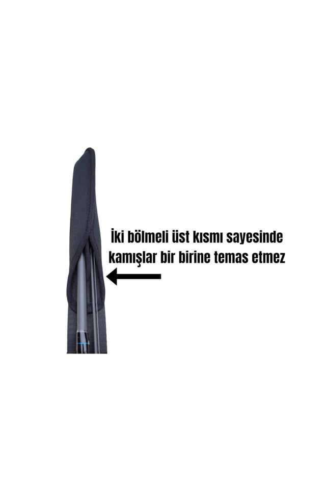 daiwa spin lastikli ayarlanabilir neopren kamış koruma kılıfı
